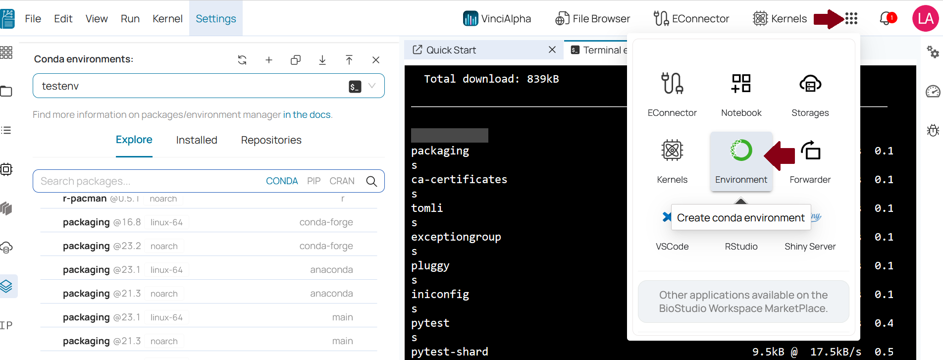 BioStudio-env