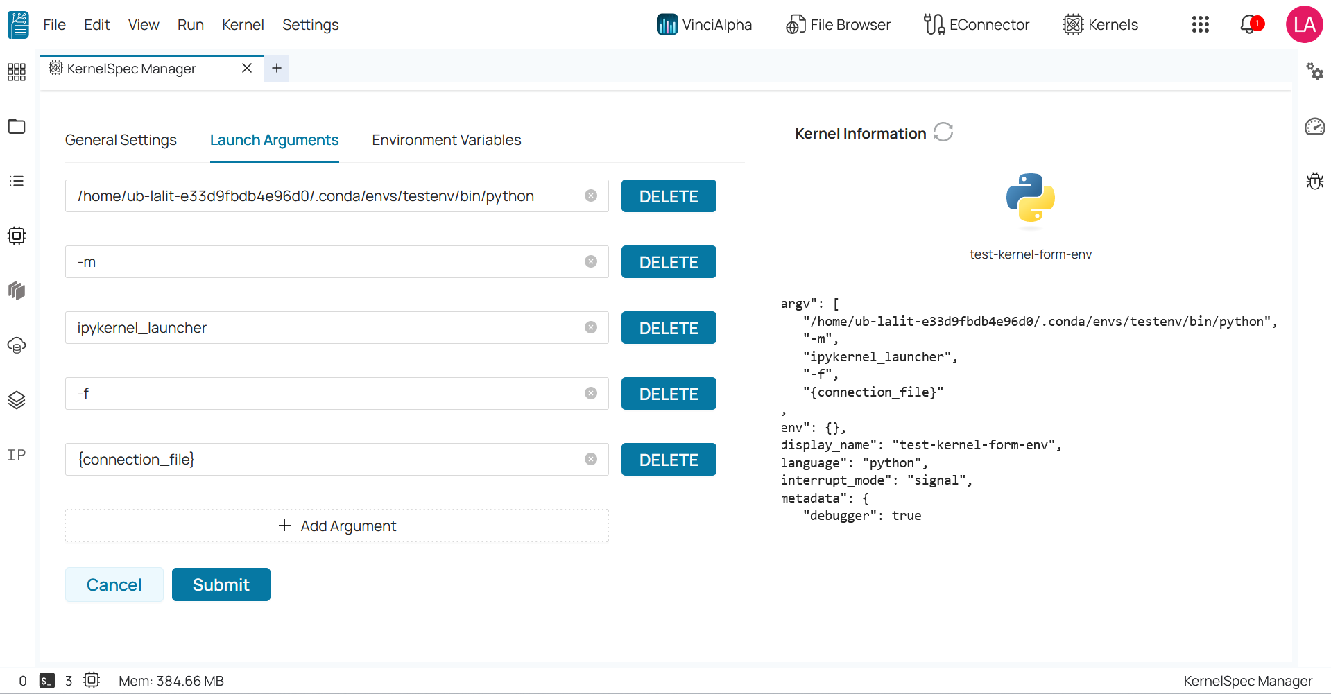 BioStudio-env